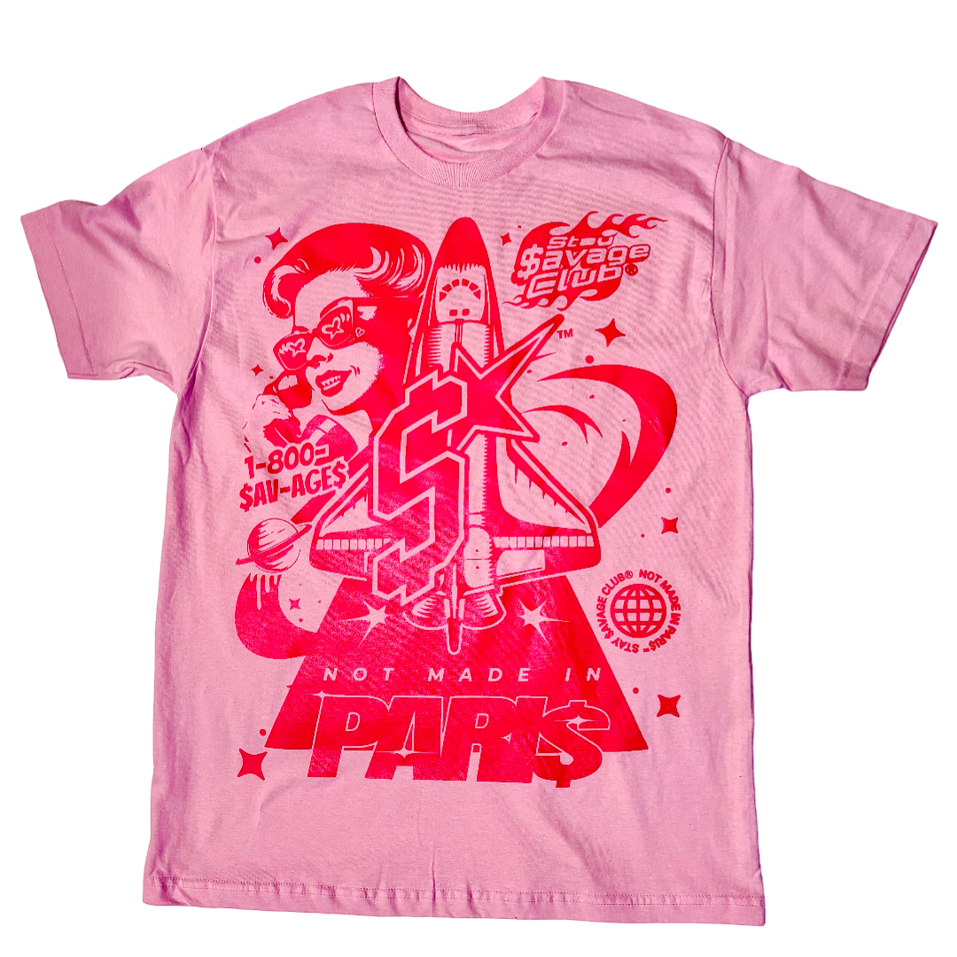 STAY $AVAGE CLUB® $AVAGE IN SPACE NEON PNK/LTPNK