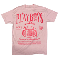 STAY $AVAGE CLUB® PLAYBOY$™ DVSN TEE (PNK & FLOPNK)