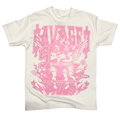 STAY $AVAGE CLUB® $AVAGE ANGELS TEE (WHT & PNK)