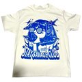 STAY $AVAGE CLUB® BOBIANA $AVAGE TEE (WHITE & BLUE)