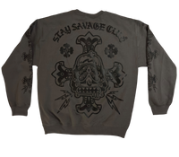 STAY $AVAGE CLUB® NYC $AVAGE© X CRO$$ CREWNECK