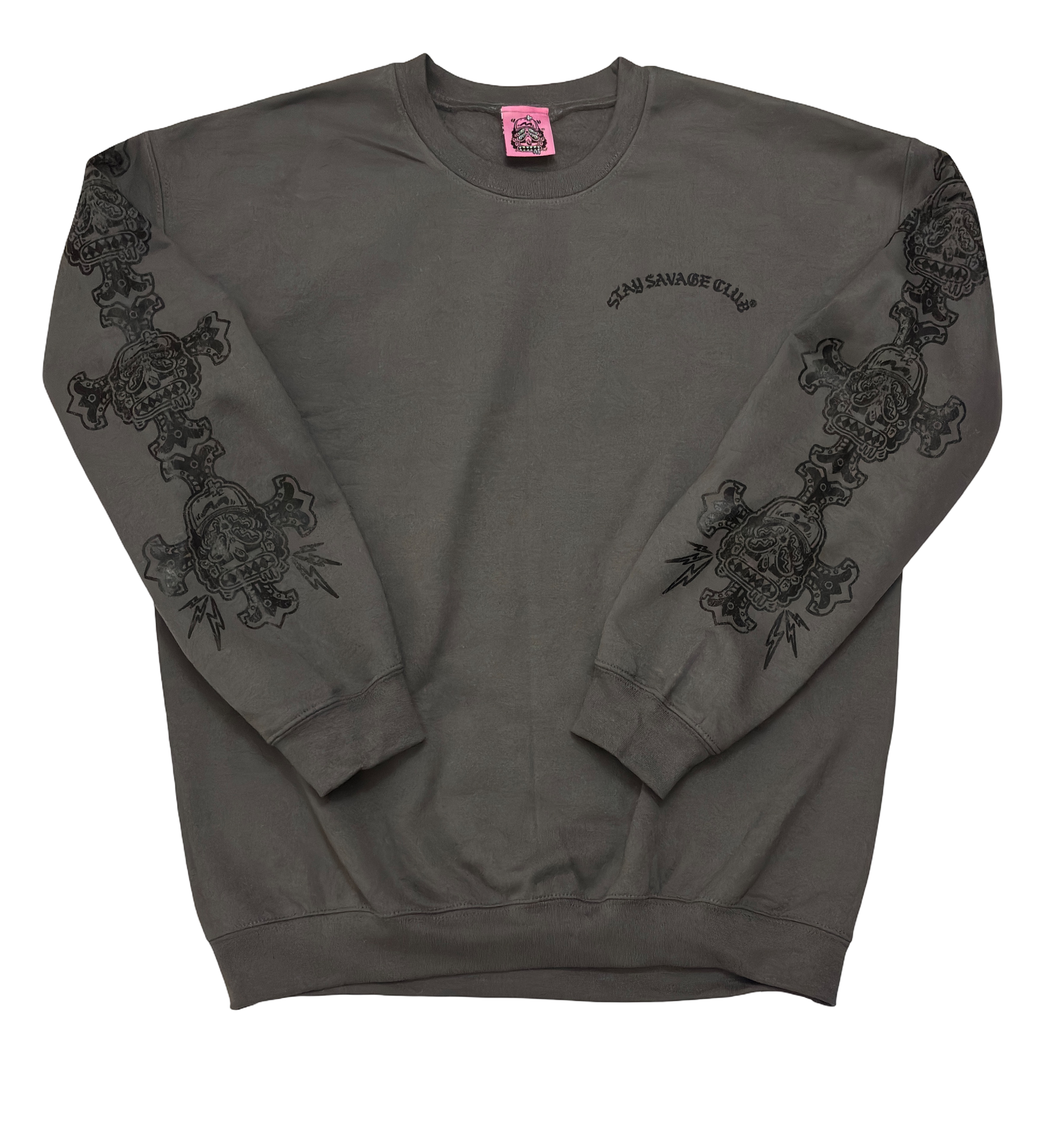 STAY $AVAGE CLUB® NYC $AVAGE© X CRO$$ CREWNECK